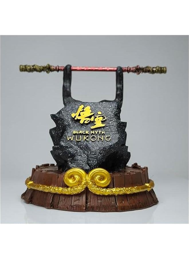 OCTOBER - Black Myth Game Controller Display Stand for Xbox ONE PS5 PS4 PC Steelseries Steam, Game Controller Bracket Gamepad Desktop Handle with Golden Hoop, Ornaments Decorations Gift - Image 1