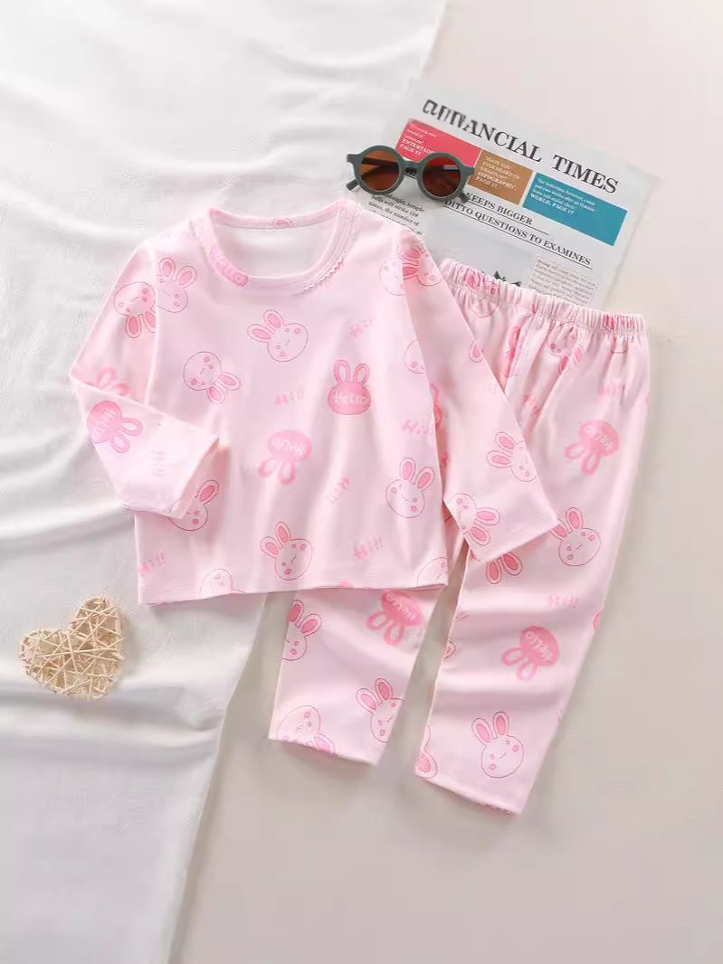Children'S Intimates German Velvet Thermal Clothing Boys And Girls Autumn Clothes Long Pants Pajamas Home Clothes Baby Home Clothes - Image 4