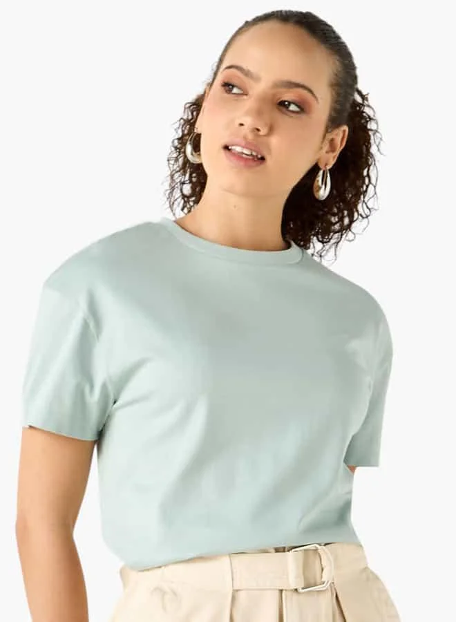 Kappa Kappa Printed T-shirt with Crew Neck and Short Sleeves