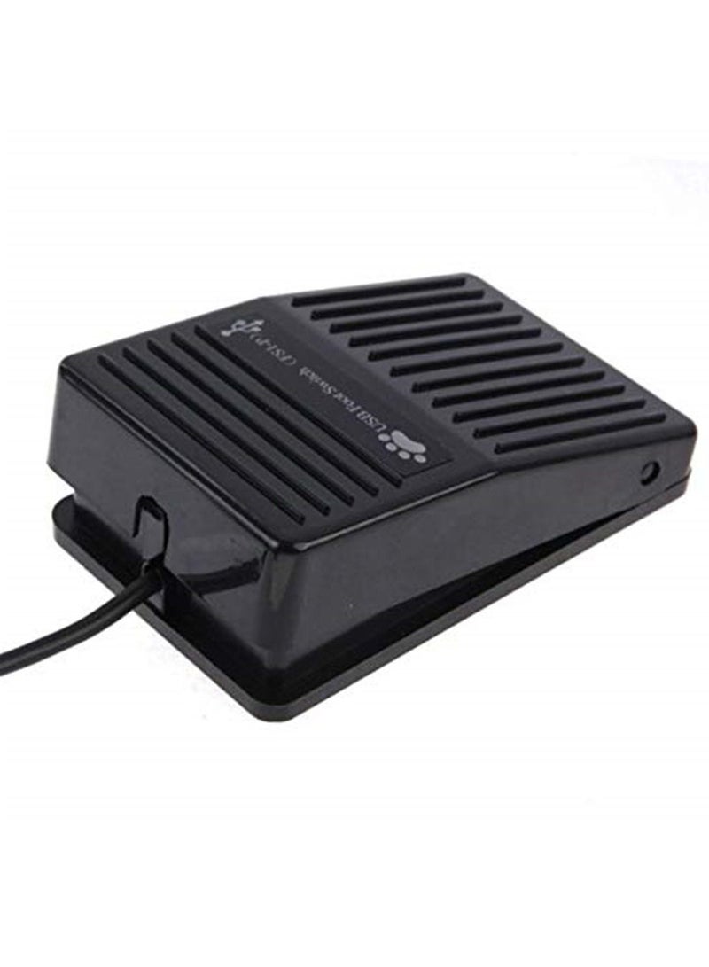 Black USB Single Foot Switch Momentary Pedal Control Keyboard Mouse Action Defined PC Laptop - Image 5