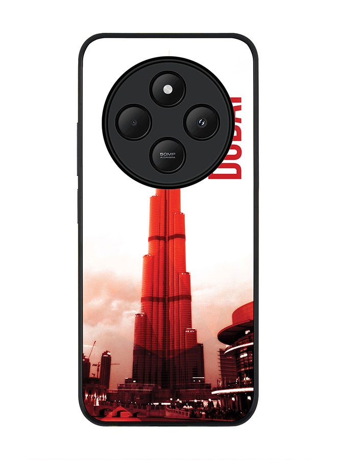 Stylizedd For Xiaomi Poco C75 / Xiaomi Redmi A4 Case,Slim fit Camera Protection, Shockproof Thin Phone cover - Dubai - The Burj - Image 1