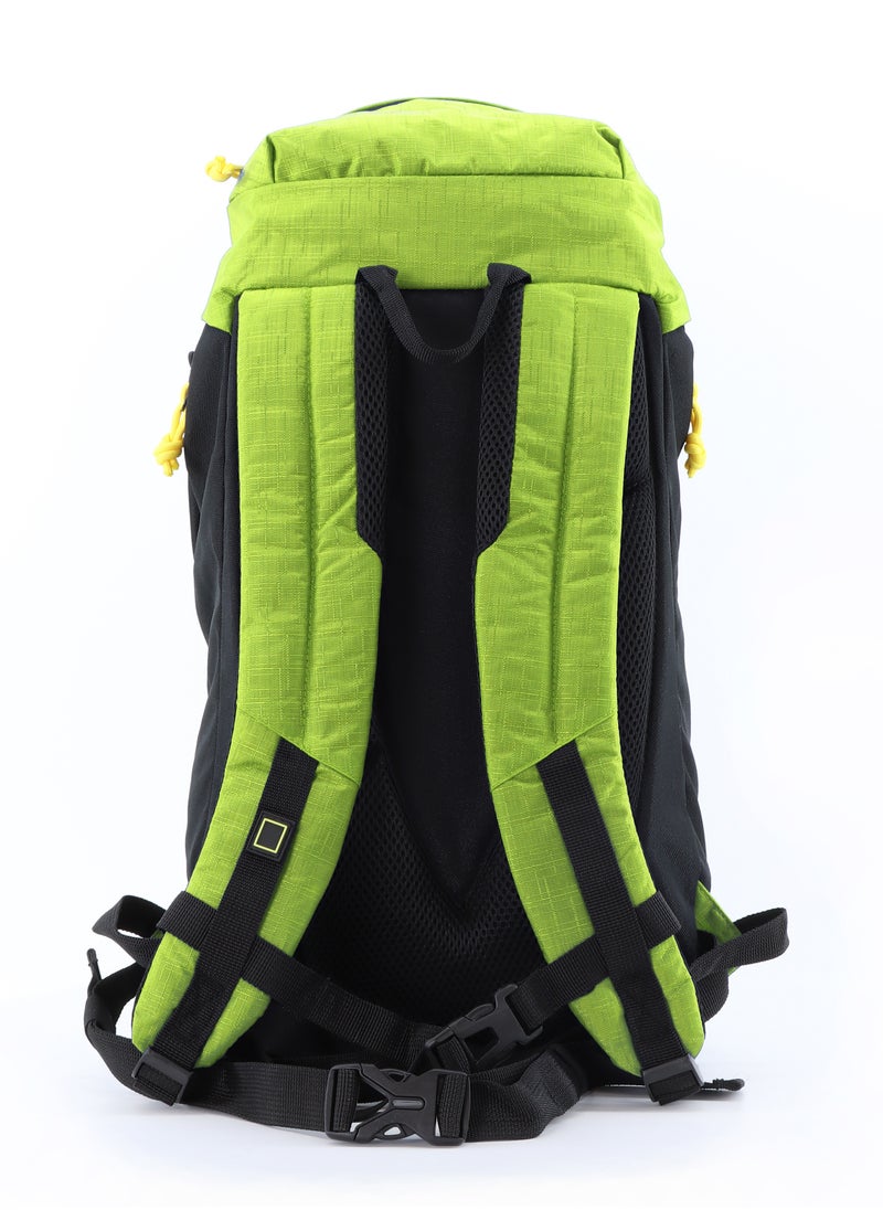 NATIONAL GEOGRAPHIC National Geographic DESTINATION Backpack Lime, Durable Water Resistant Polyester Lightweight Green Bag For Men Women Trekking Hiking Camping Outdoor Travel 15L  - Image 3