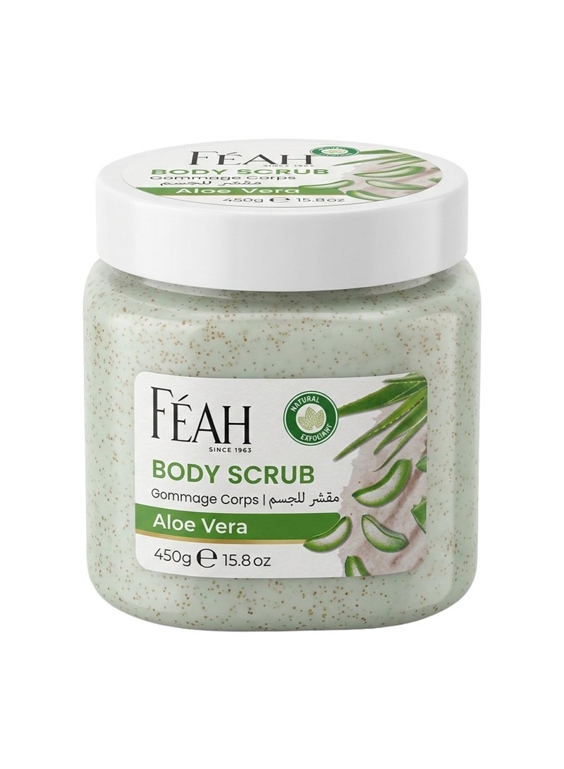مقشر الجسم بخلاصة الصبار من فيا 450 غرام - ملطف ومقشر للبشرة
