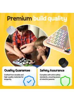 جيكر ألعاب الألغاز GiiKER Smart Four، لعبة 4 في صف ثلاثية الأبعاد مدعومة بالذكاء الاصطناعي، ألعاب سفر للأعمار من 4 إلى 12 سنة فما فوق، ألعاب استراتيجية مع حكم مدمج للاعبين من 1 إلى 2، هدية عيد ميلاد للأطفال ولعشاء عائلي  - Image 5
