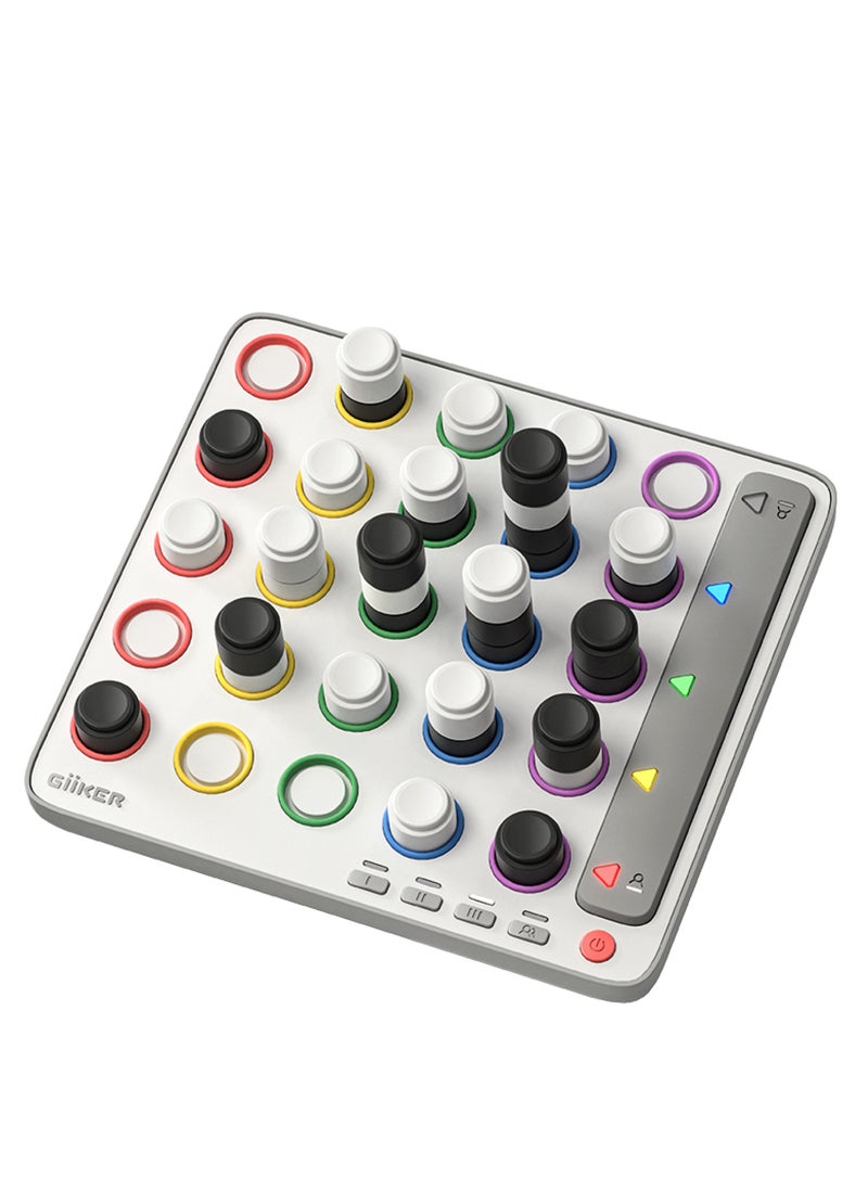 Giiker GiiKER Smart Four Puzzle Games, 3D AI-Powered 4 in a Row Game, Travel Games for Ages 4-12 and up, Strategy Board Games wih Integrated Referee for 1-2 Players, Birthday Gifts for Kids Educational Toys Family Party Game Night  - Image 1