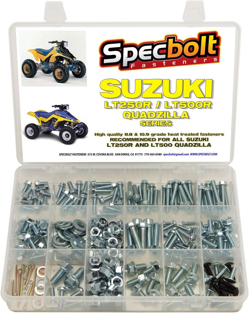 Specbolt Fasteners 250pc Suzuki LT250R Quadzilla ATV Bolt Kit - Image 1