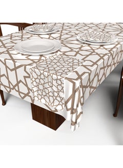 ART MOOD Nova Tablecloth & Napkins Set Satin Multicolor 140W * 140L Cm  - Image 3