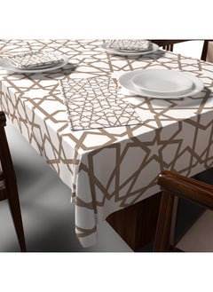 ART MOOD Nova Tablecloth & Napkins Set Satin Multicolor 140W * 140L Cm  - Image 5
