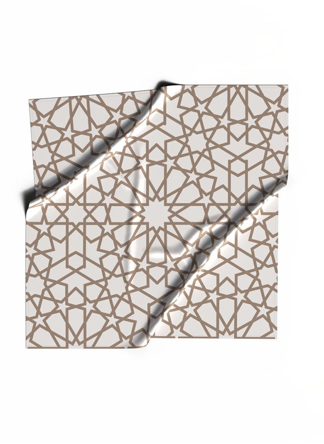 ART MOOD - Nova Tablecloth & Napkins Set Satin Multicolor 140W * 140L Cm - Image 1