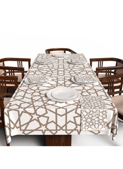 ART MOOD Nova Tablecloth & Napkins Set Satin Multicolor 140W * 140L Cm  - Image 2