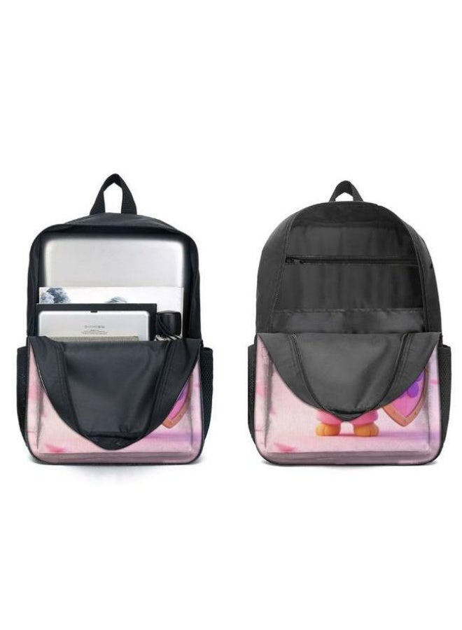 Bright Li Fire Unlock the new fashion of childish fun! Three-piece set of bags, cartoon elements for children and teenagers (students, children, friends' outings, mountain climbing, schooling, etc. can be used) - 46 - Image 4