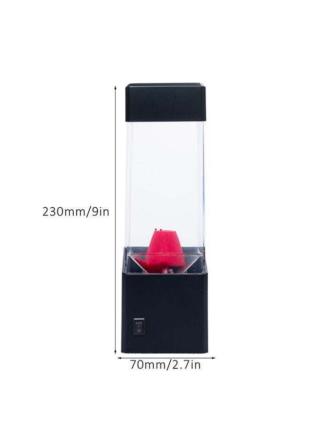 NIBEMINENT Volcano Water Aquarium Tank LED Lamp Black - Image 2