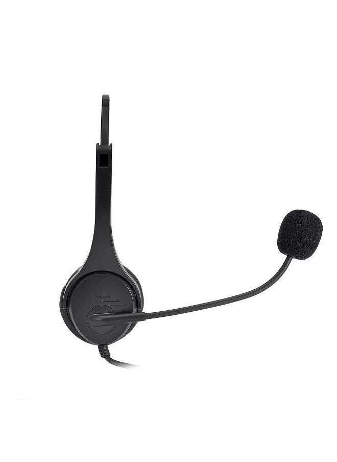 Generic - USB Wired Computer Headset Hands-Free Binaural Headphone with Microphone Volume and Mute Button for Office Call Center Business Home Gaming Computer PC Laptop - Image 1