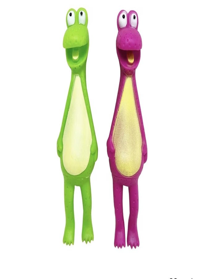 Star Frog Squeeze Squeaky Toy Pet Dog Puppy Durable Shrilling Chew Toy Funny (Set of 2) - Image 1