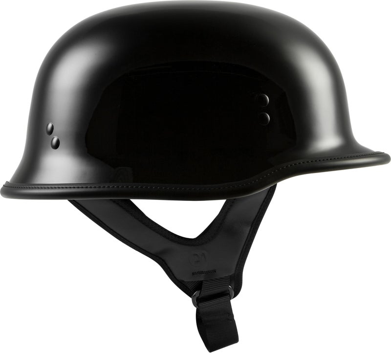 Highway 21 9mm Helmet (Black, Large) - FMVSS 218 Approved - Image 3