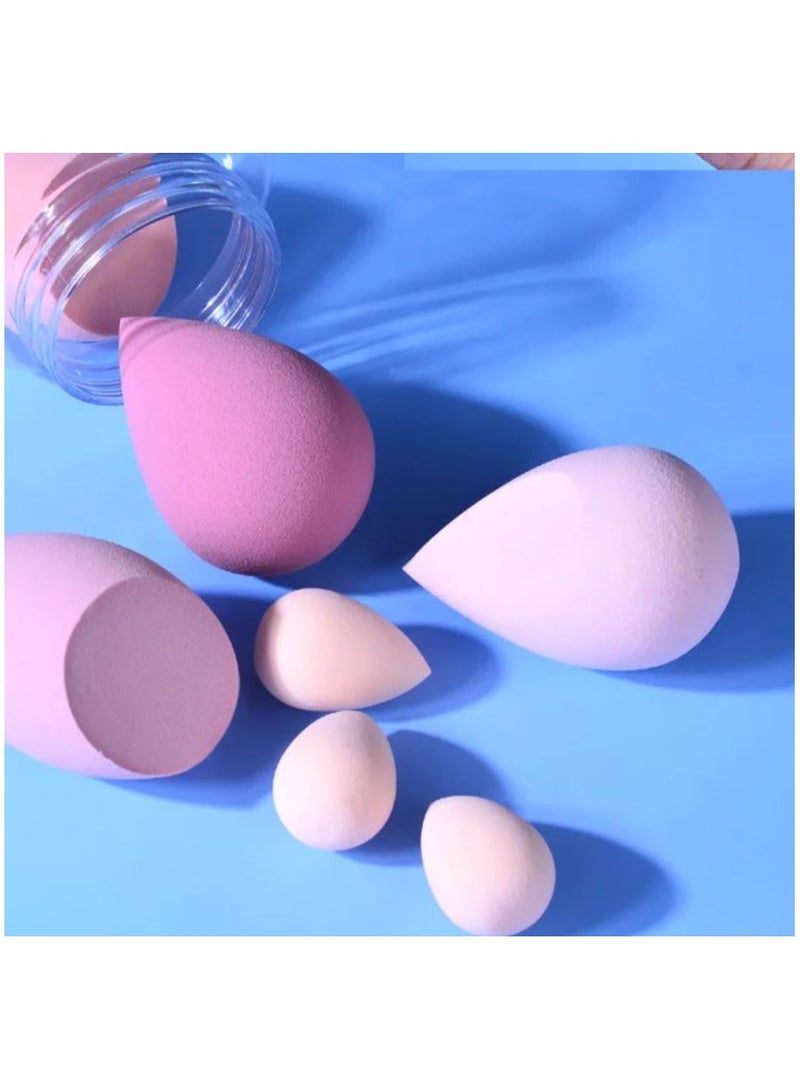 EOTM 7 In 1 Foundation Blending Multi-color Latex Free Washable Makeup Soft Sponge  - Image 2