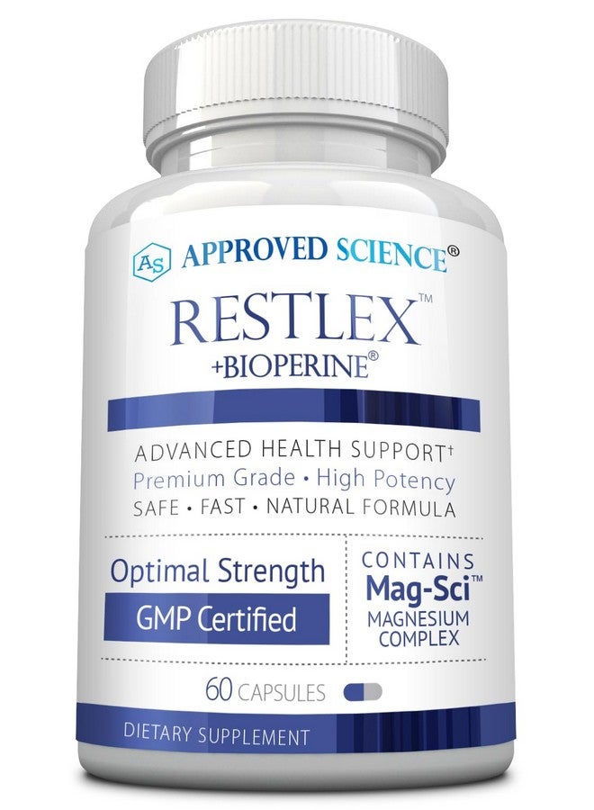 Approved Science مزيج ماغنيسيوم غليسينات معتمد من ساينس ريستليكس - 420 ملغ، إل-ثيانين 200 ملغ - 60 كبسولة - Image 1