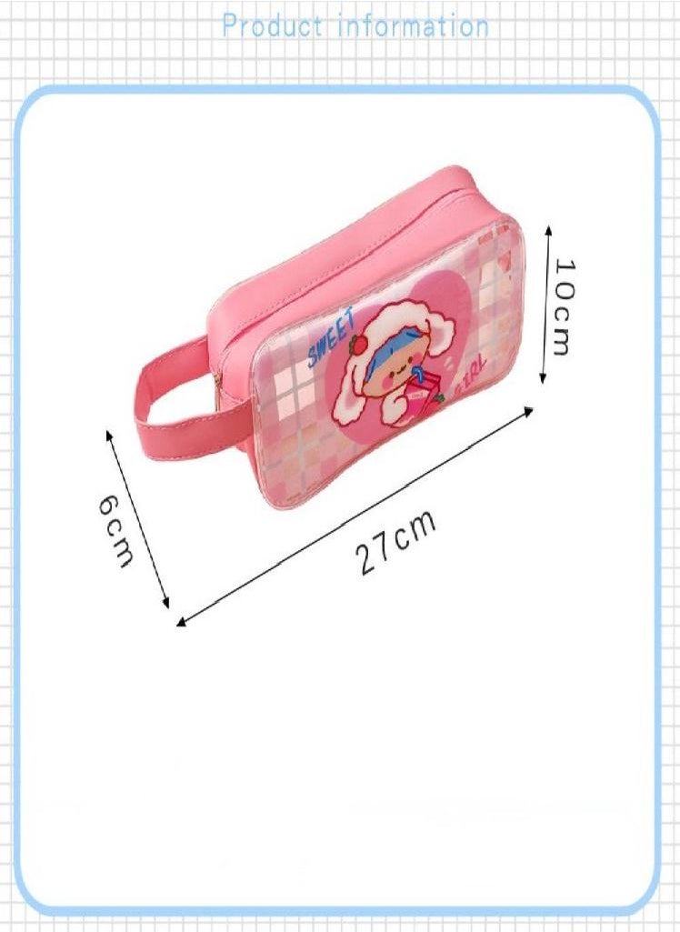 Eckek - Style Desktop Storage Bags School Supplies Pencil Pouch Comestic Bag Stationery Bag Pencil Case - Image 1