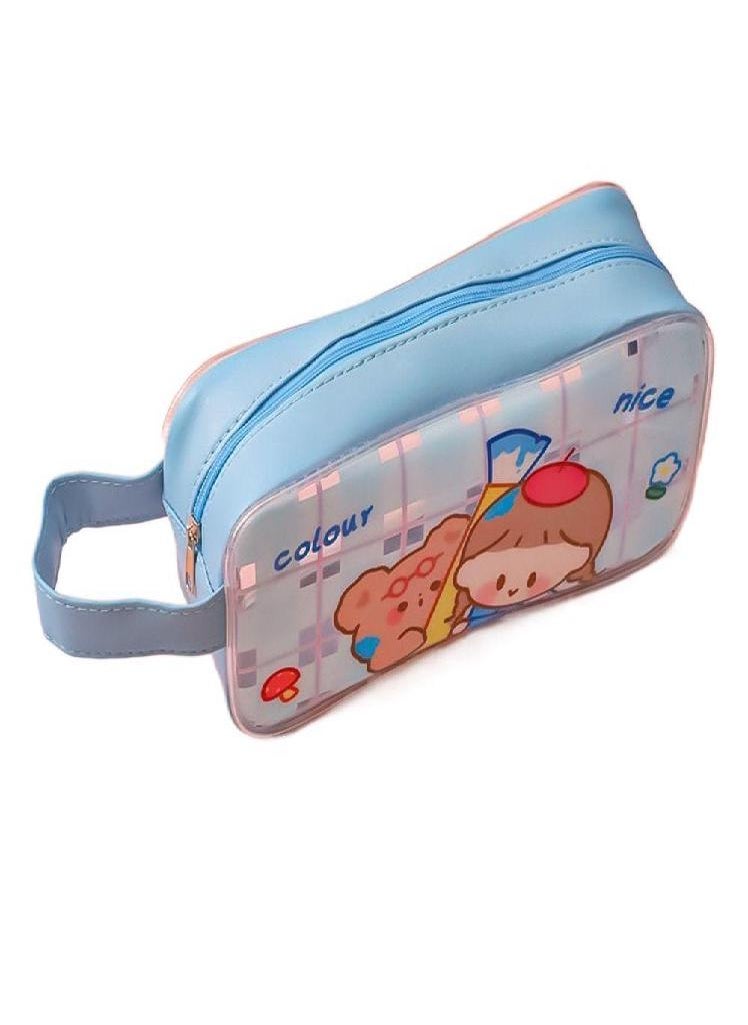 Eckek - Style Desktop Storage Bags School Supplies Pencil Pouch Comestic Bag Stationery Bag Pencil Case - Image 1