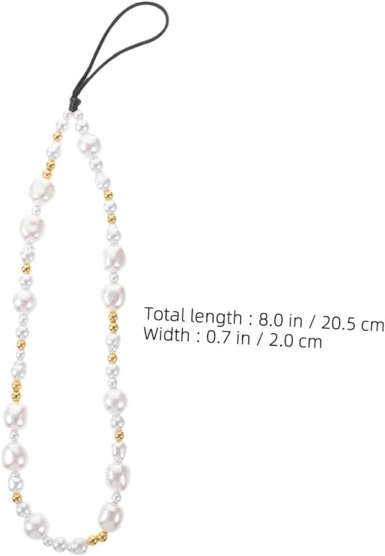 2pcs Beaded Phone Charm Strap Decorative and Cell Phone Chain Holder for Women Unique and Practical Accessory Within Reach - Image 2