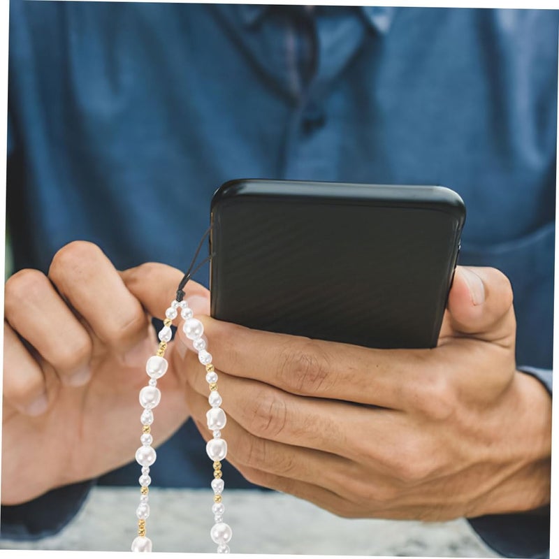 2pcs Beaded Phone Charm Strap Decorative and Cell Phone Chain Holder for Women Unique and Practical Accessory Within Reach - Image 3