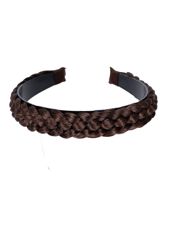 CAISHA Headband Ponytail Braided Hair Piece Hair Band Hair Accessories Brown Mix Hr6 - Image 2