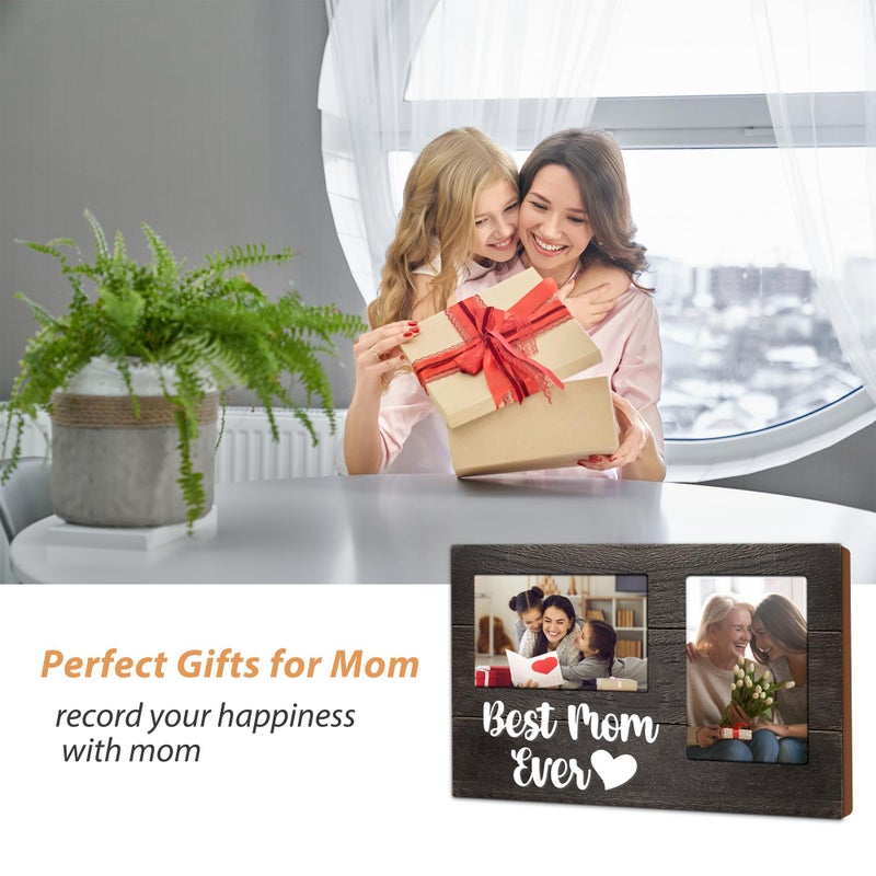 JNDJE هدايا Jndje لـ Mom Mom Birthday Gifts for Mom - Mothers Day Mom Gift from Benafters 3D Photo Frame Hold 4x6 Inches اثنين - Image 2