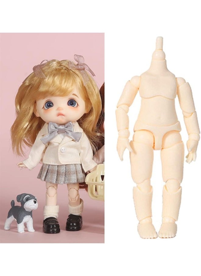 silvercnc Flexible 13 Ball Jointed Doll Body with Spare Hands No Head OB11 Dolls Action Figures for 1/12 Dolls DIY Making Supplies Kids Toys - White  - Image 4