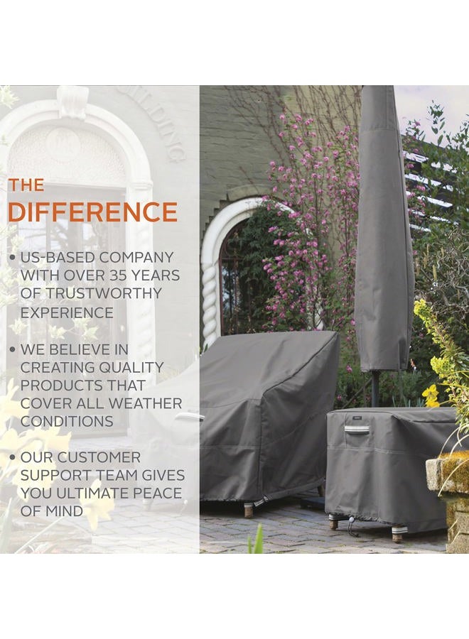 Classic Accessories غطاء موقد نار مربع مقاوم للماء 30 بوصة من رافينا، غطاء موقد نار خارجي - Image 2