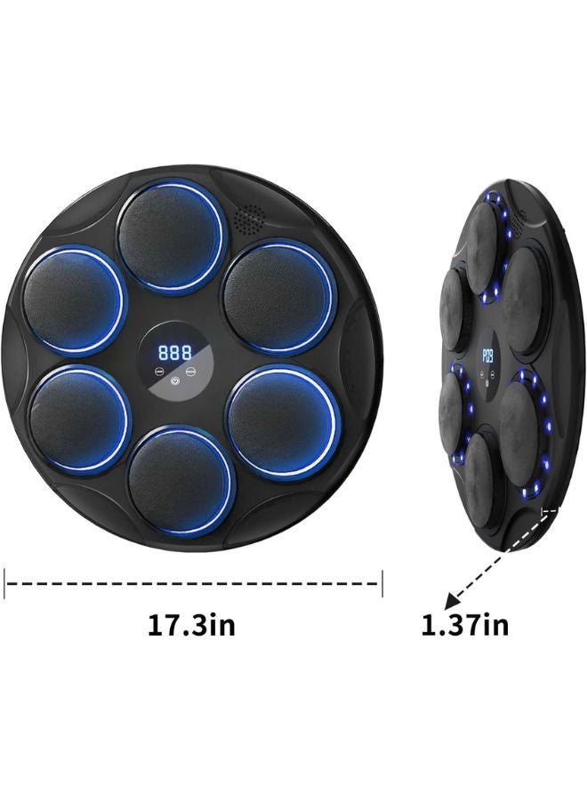 Generic Music Boxing Machine, Boxing Equipment with Boxing Gloves, Boxing Machine Wall Mounted Music Bluetooth Trainer Punching Workout Machine for Adults - Image 5
