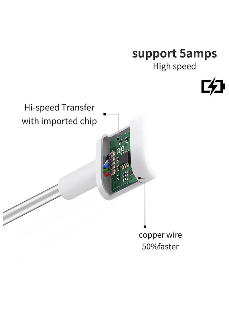 85W MacBook Pro Charger Replacement AC Power Adapter with 2 T Tip Connector Compatible with MacBook Air 13 15 17 Inch Laptop - Image 4