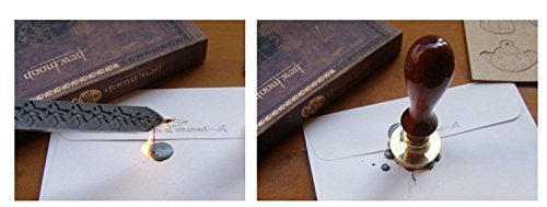 MDLG Vintage Cute Bee Flying Wax Seal Sealing Stamp Embellishment Wedding Invitation Card Snail Mail Gift Wrapping Wine Package Great Christmas Gift Idea Insect Wax Seal Stamp Set - Image 5