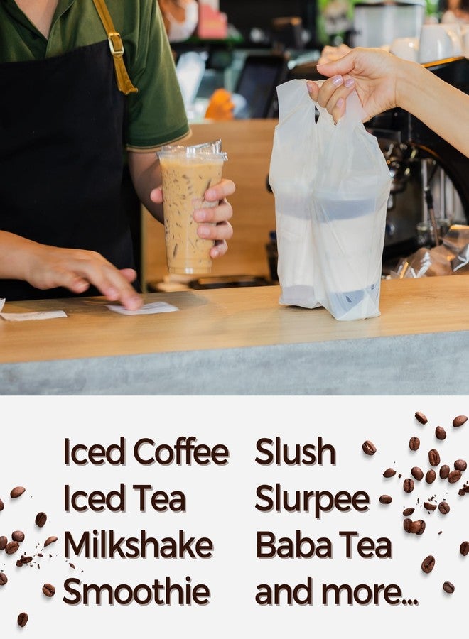 Aatriet 24 oz Clear Plastic Cups with Strawless-Sip-Lids, 50 Sets Disposable Cups Plastic Iced Coffee Cups, To Go Cups with Sip Through Lids for Smoothie, Milkshake, Cold Drinks for Party, Wedding, Event - Image 5