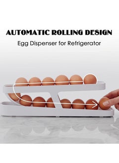 M MIAOYAN Household Kitchen Egg Storage Box, Refrigerator Egg Dispenser  - Image 1