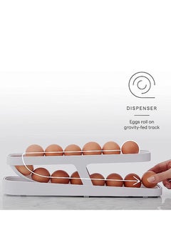 M MIAOYAN Household Kitchen Egg Storage Box, Refrigerator Egg Dispenser  - Image 2