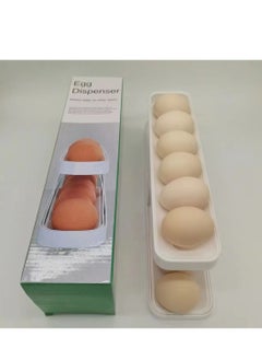 M MIAOYAN Household Kitchen Egg Storage Box, Refrigerator Egg Dispenser  - Image 4