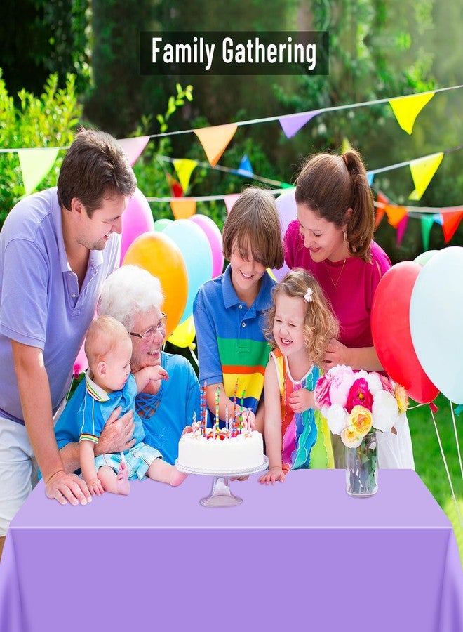 PLULON 15Pcs Multicolor Tablecloth Plastic Table Cover 54 x 108 Inch Rectangle Picnic Table Cloth for Graduation Birthday Christmas Baby Shower Wedding Party Home Kitchen Dining Table Decorations - Image 5