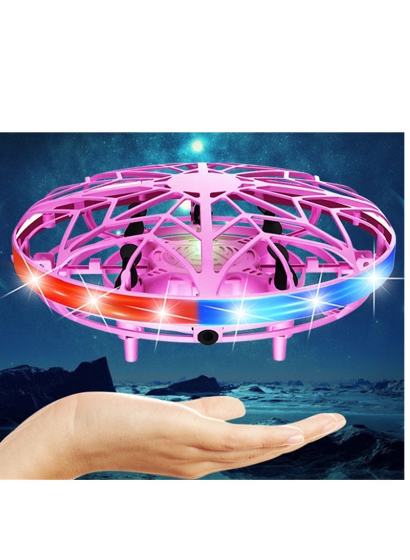 ufo induction aircraft intelligent remote control helicopter luminous sense novel stunt small four-axis toy - Image 3