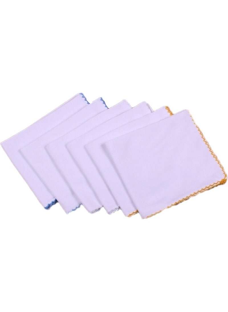 Sema Baby Combed Cotton Baby Wipes Double Layer Pack of 6 - COLORFUL 