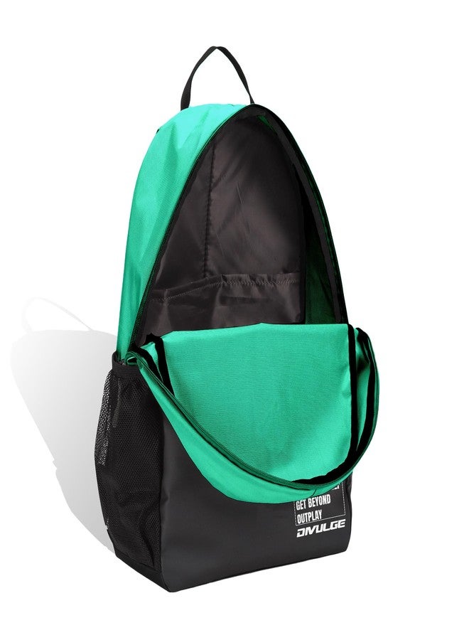 DIVULGE Coral 24 Liters Terquoise Large Casual Backpack with Laptop sleeve, Front Pocket and Water Bottle Pouch (terquoise) - Image 2