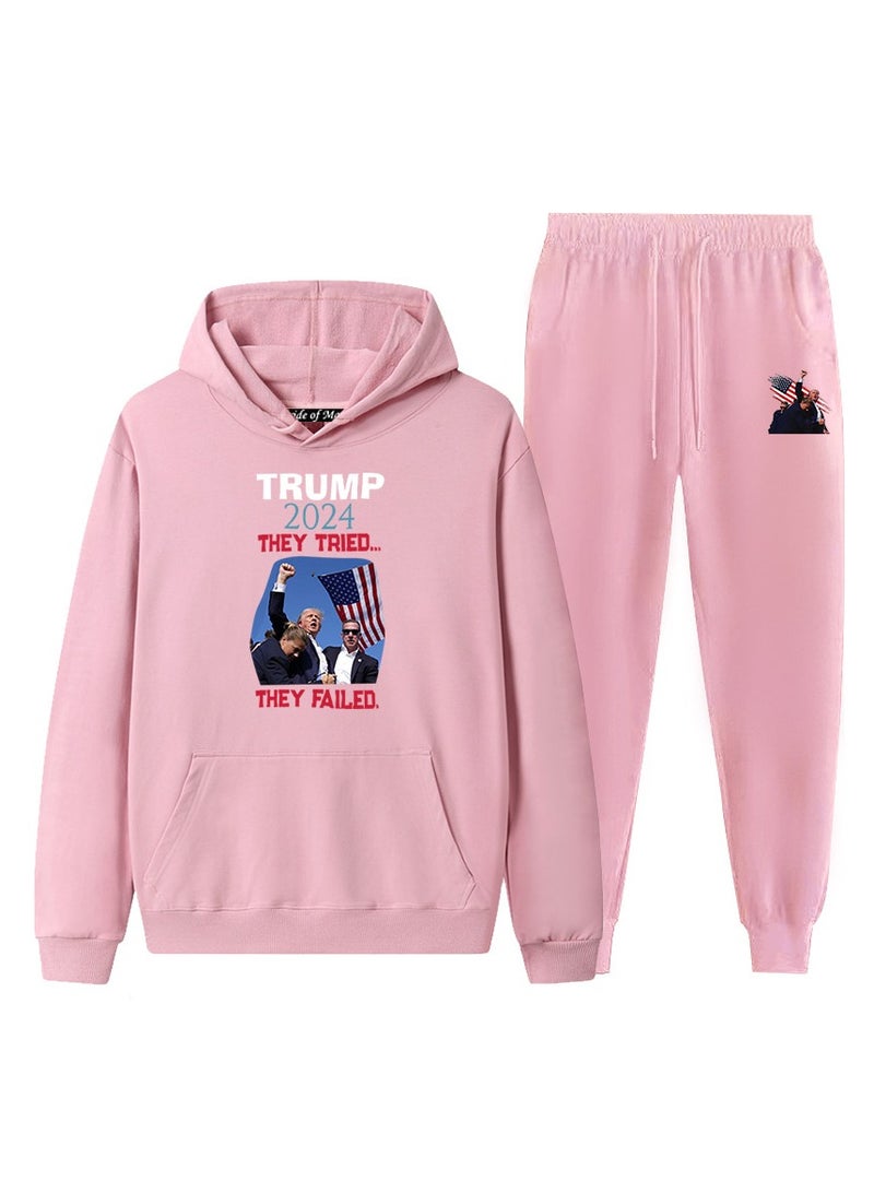 KUYING New Trump Printed Long Sleeved Sports Suit - Image 1