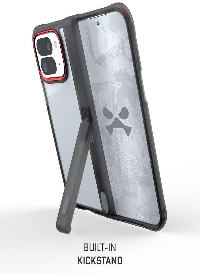 جوستك جراب Ghostek Covert Pixel 10 Pro Fold شفاف مع مسند مدمج وحماية كاملة للمفصلات، مصمم لهاتف Google Pixel 10 Pro Fold (8 بوصة) موديل 2025 (لون دخاني). - Image 4