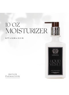 Antica Farmacista Antica Farmacista Liquid Velvet Body Moisturizer - Moisturizing Scented Lotion - Premium Body Moisturizer - Luxury Gift for Women & Men - Hand & Skin Hydration - Liquid Velvet, 10 oz  - Image 2