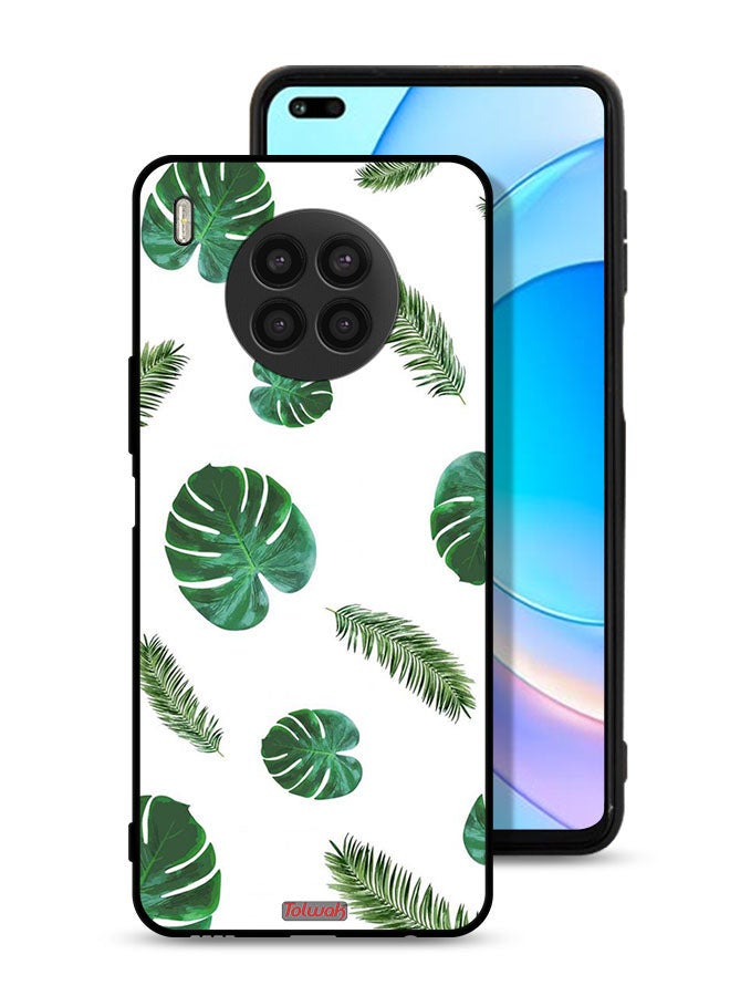 Tolwak Honor 50 Lite Protective Case Cover Feathers Art - Image 1