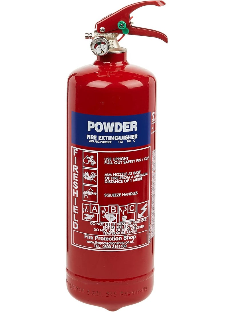 2 kg Dry Powder Fire Extinguisher ABC FireShield for Homes, Cars, and Vans - Image 5