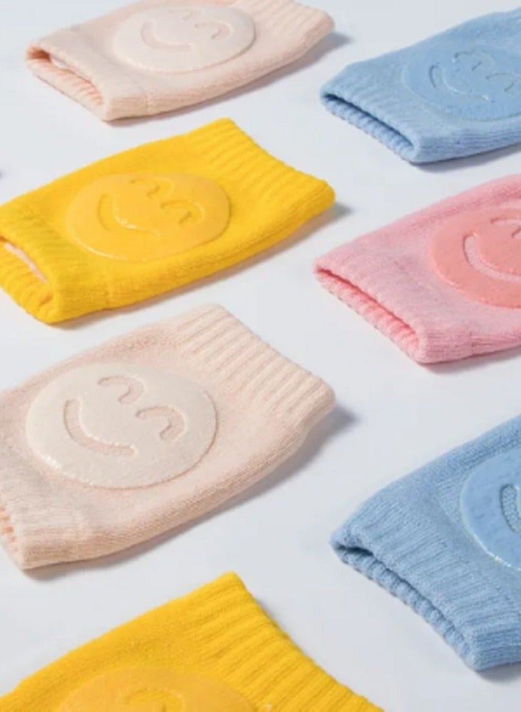 5 ازواج واقيات ركبة مضادة للانزلاق يحمي ركبتي طفلك من الكدمات والجروح عند تعلم الزحف والمشي. مناسبة لجميع المواسم - Image 3