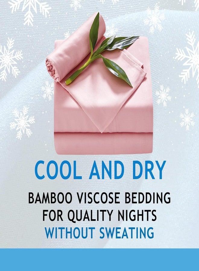 JOMO - Cooling Bed Sheets Queen Size - Gray, 4 Pack - 75% Viscose Derived from Bamboo, 25% Modal - Cooling Sheets for Hot Sleepers - Ultra Soft & Comfortable with 156 GSM Thick Fabric - Image 5