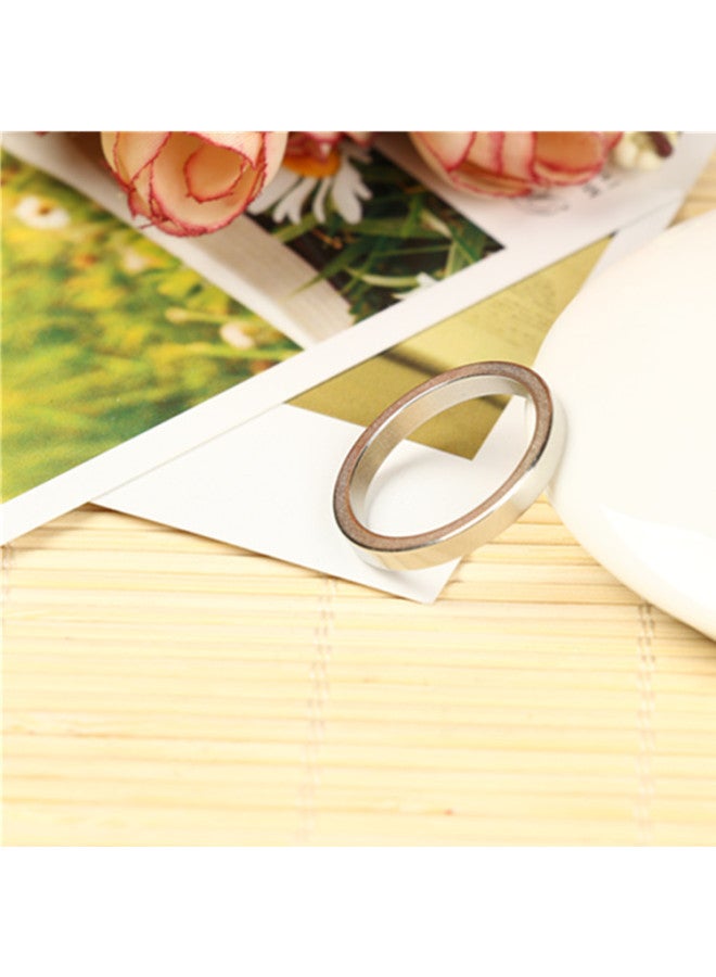 Magic Props Magnetic Ring Single Ring Magnetic Ring Magnet Ring Black Strip Strong Magnetic Ring Magnetic Ring Spot-Color:Mini Magnetic Ring (extra Large)  - Image 1