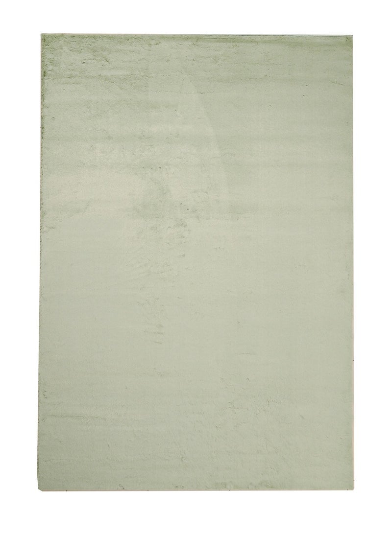 Home auraa Carpet Rug Anti-Slip – Size 160 x 230 cm – 5.25x7.55 ft | Horizon Shaggy Design - Olive Green Color | Ideal Carpet for Living Room, Bedroom, Office, Hallway or Balcony - Image 4