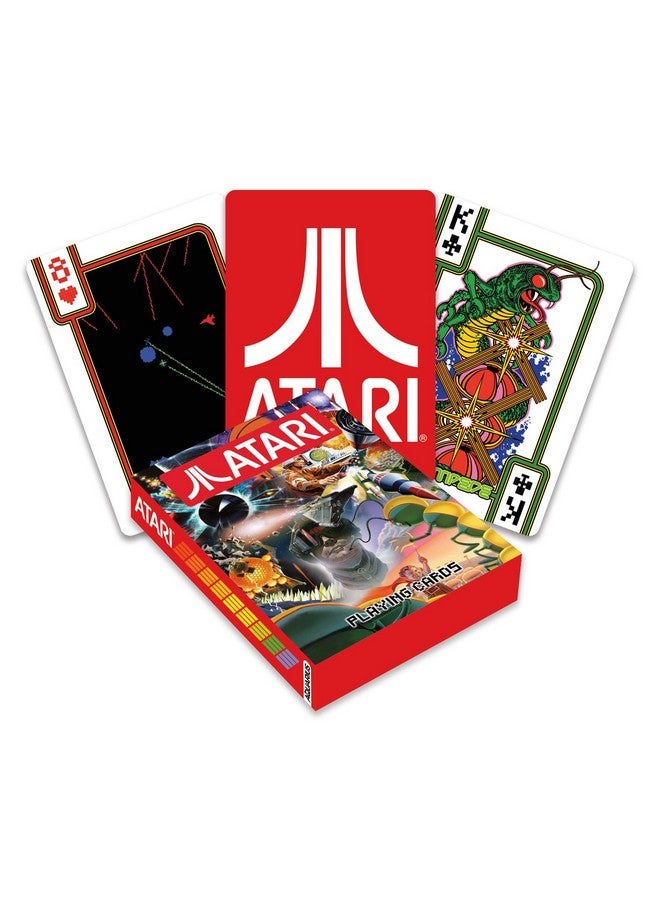 Aquarius Aquarius Atari Playing Cards - Atari Themed Deck of Cards for Your Favorite Card Games - Officially Licensed Atari Merchandise & Collectibles